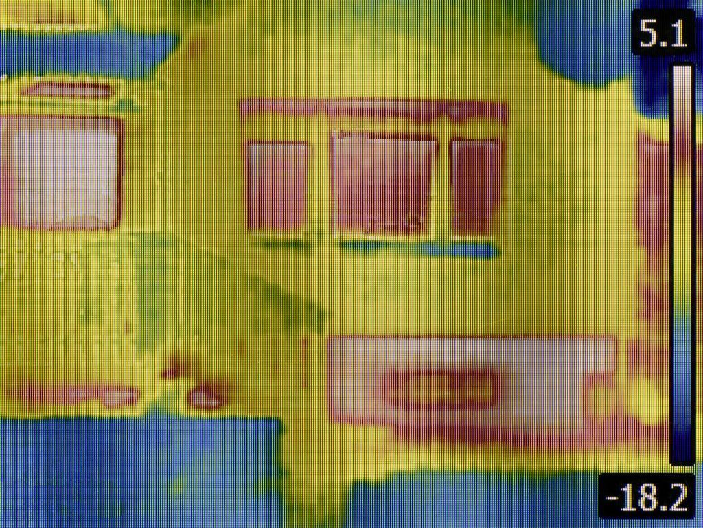 Thermal Image of a Heat Loss from Basement