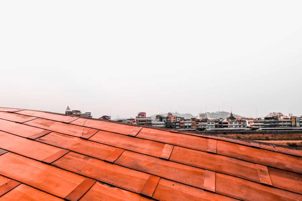 A gorgeous copper roofing