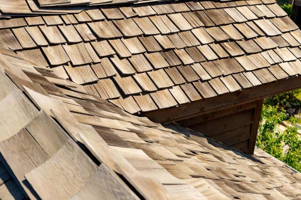 Cedar shake roof
