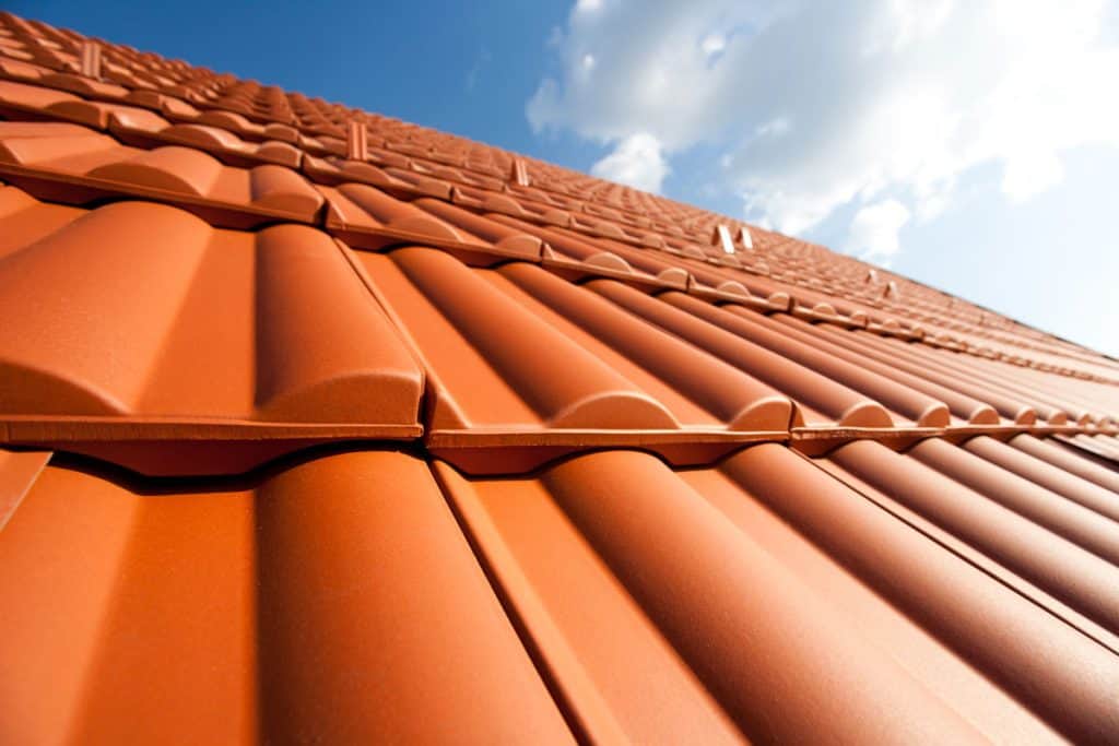 Clay roof tiles perfect for long lasting test of time in short it doesn't be easily destroy except for calamities