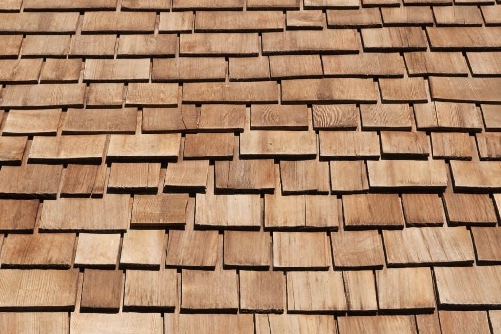 Expensive cedar shingle roofing