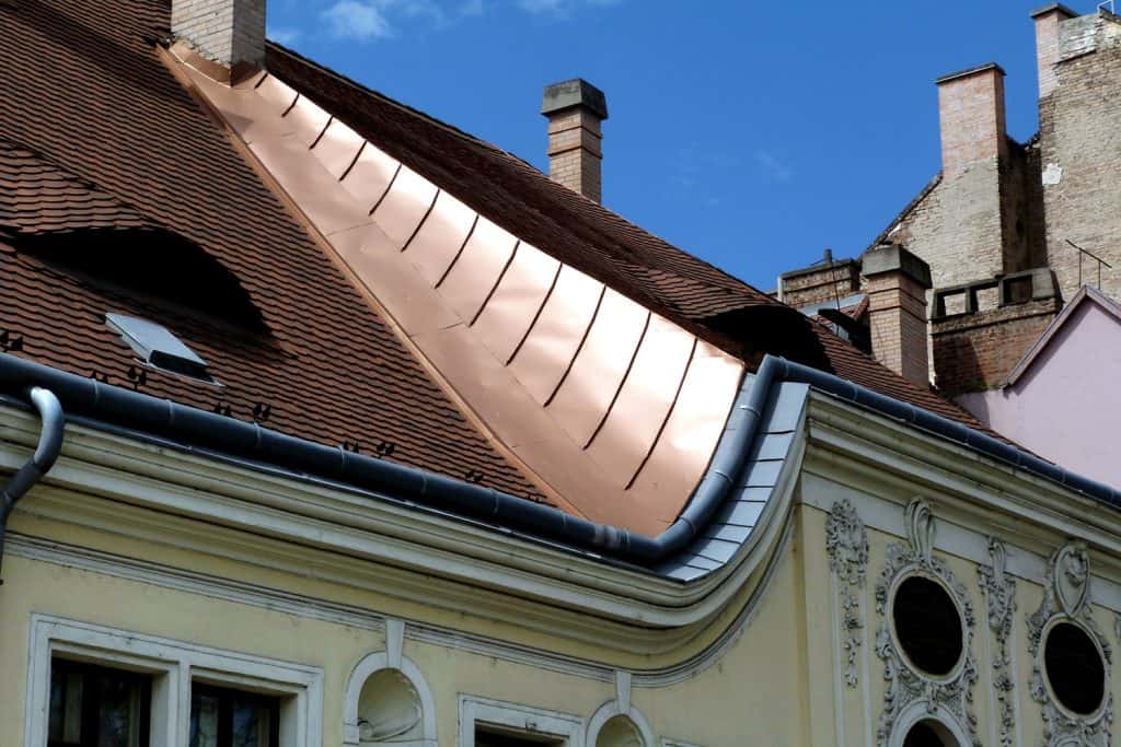 Expensive copper flashing for a century old house