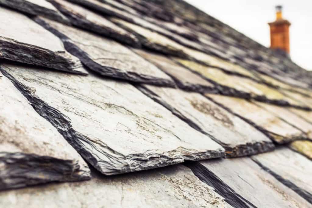 Slate tile is perfect material included in roofing