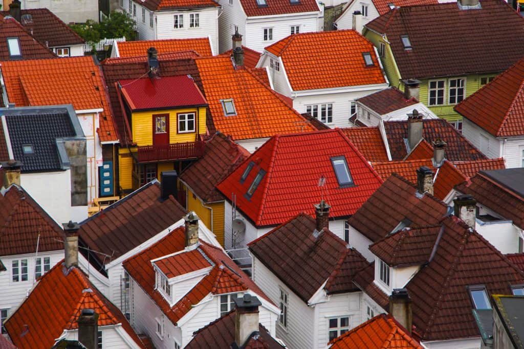 Types and different kinds of roofs found in norway