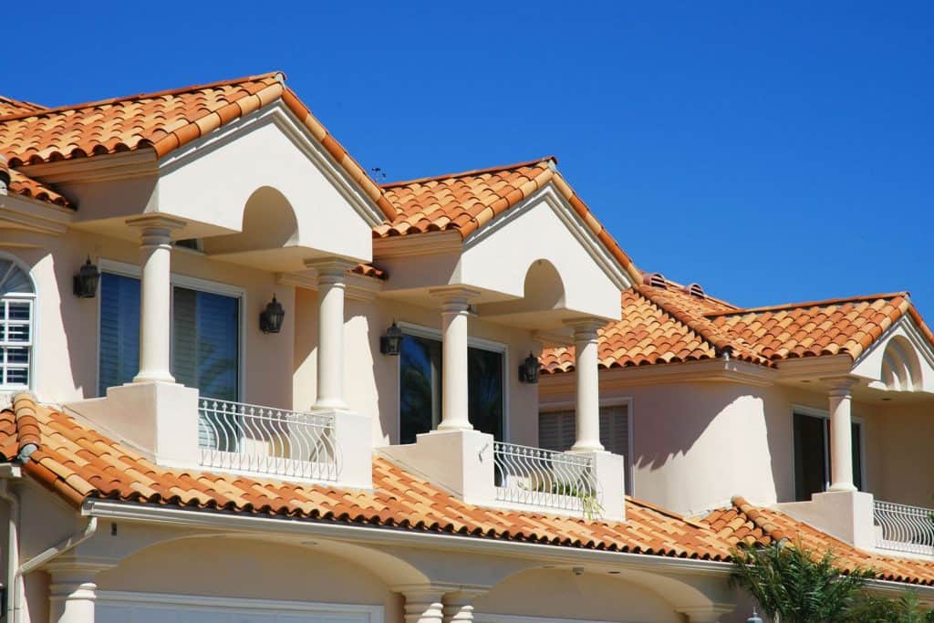 Types of roofing in condos in california