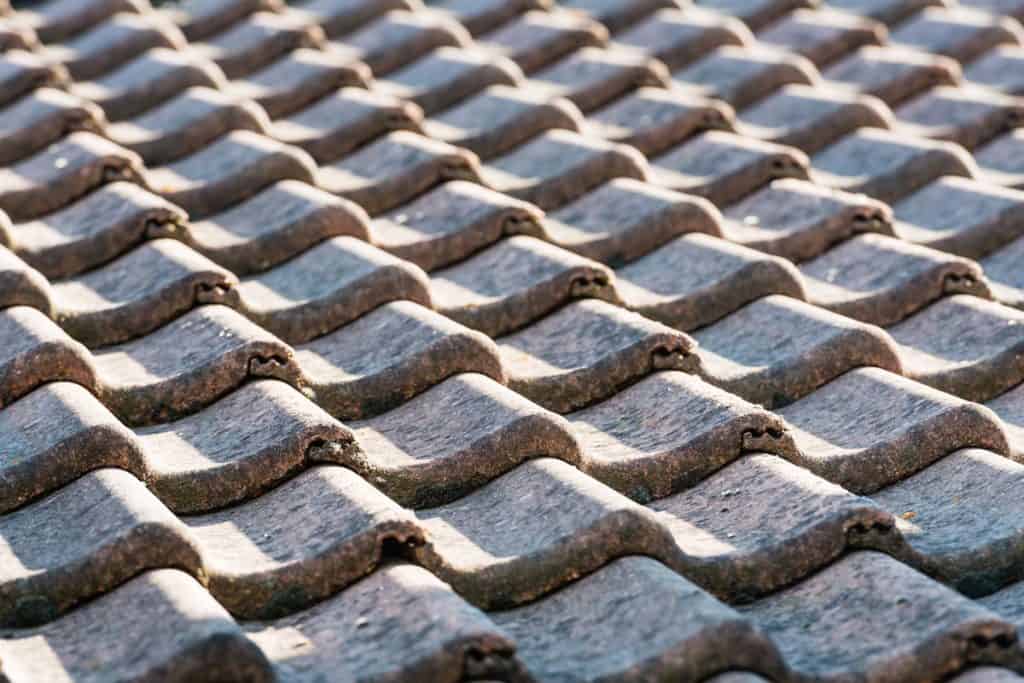 concrete type of roof tiles